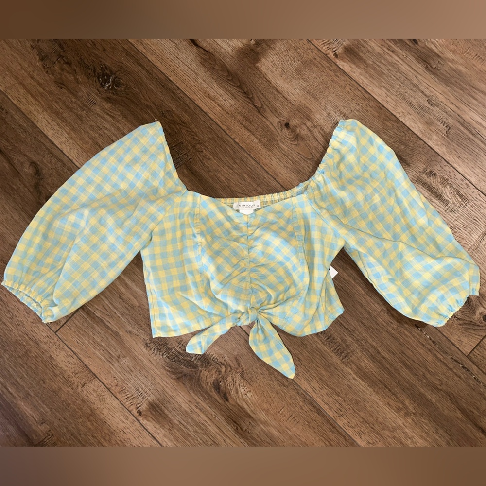 Gingham Top S